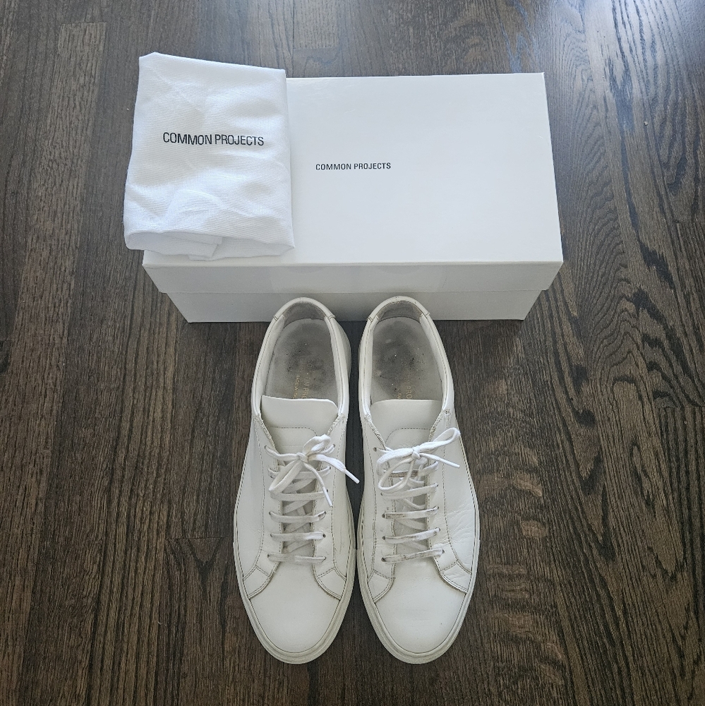 Common Projects White Minimalist Sneakers